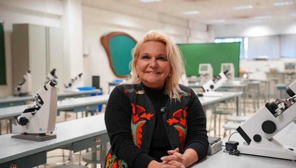 Dra. Celia Sánchez-Ramos en el laboratorio de la Universidad Complutense de Madrid