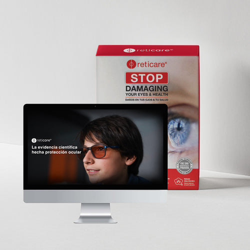 Protector de pantalla Reticare para monitor con filtro de luz de alta energía