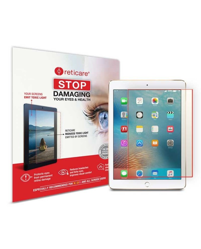 Reticare for iPad Pro 9.7"  Lit part/White Border/Visual screen