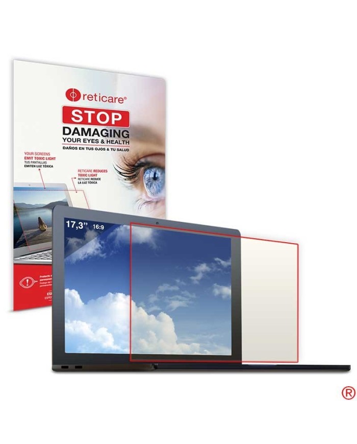 Reticare for laptop 17.3" (16:9)  (Lit part, no borders: 15.08"Wx8.48"H) Reticare for laptop 17.3" (16:9)  (Lit part, no borders: 15.08"Wx8.48"H)