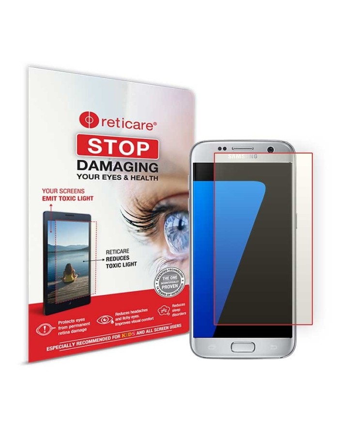 Reticare Blue Light Protector for Samsung Galaxy S7 Smartphone Reticare Blue Light Protector for Samsung Galaxy S7 Smartphone