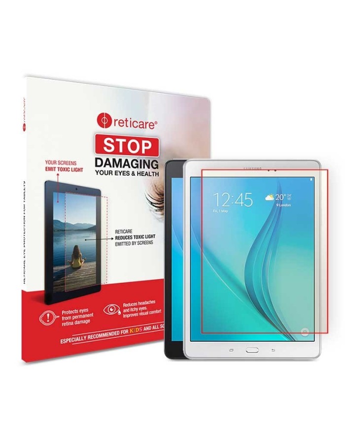 Reticare Blue Light Protector for Samsung Tab A 9.7” White Border & Other Reticare Blue Light Protector for Samsung Tab A 9.7” White Border & Other