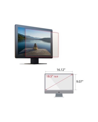 Reticare for Monitor 18.5" (Parte iluminada, sin bordes: 16.12"Wx9.07"H)