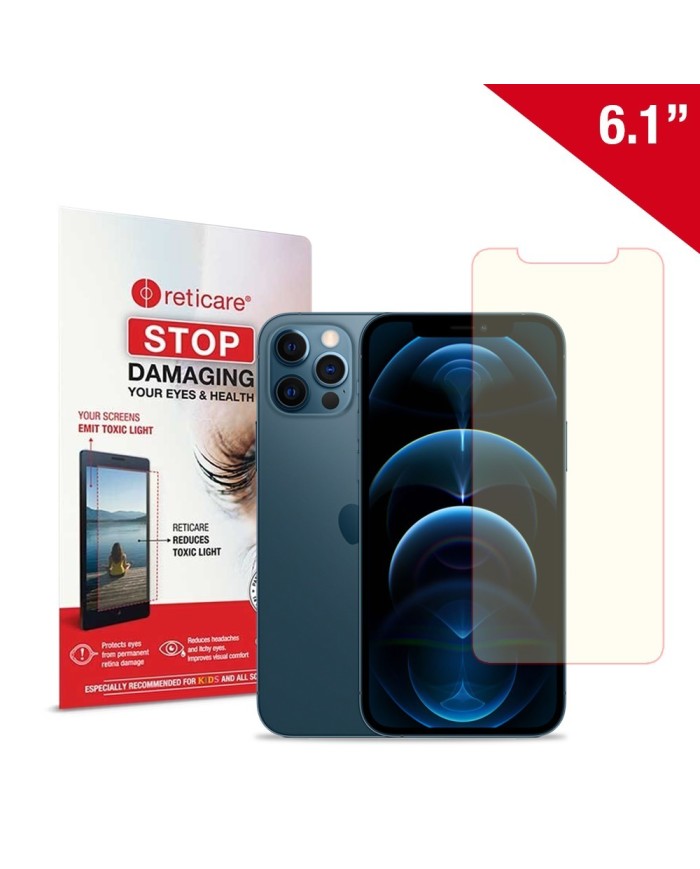 Reticare Blue Light Protector for iPhone XR, 11,12-12 Pro, 14 Pro, 15 Pro and other 6.1" Reticare Blue Light Protector for iPhone XR, 11,12-12 Pro, 14 Pro, 15 Pro and other 6.1"