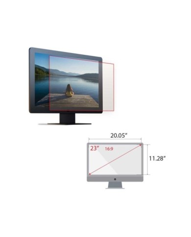 Reticare for Monitor 23" (Parte iluminada, sin bordes:20.04"Wx11.27"H)